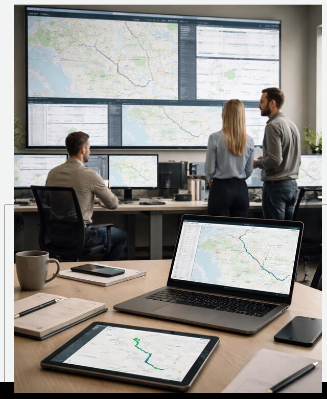 Трекинг грузов и Fleet Management, мониторинг автопарка в Бирске